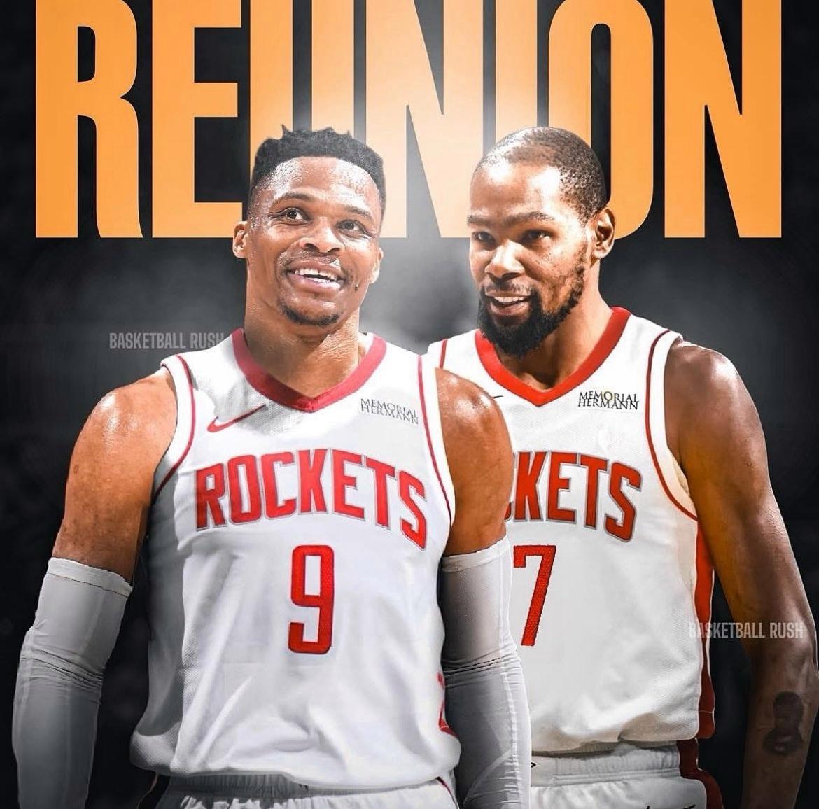 2年1亿美金!恭喜KD,火箭最强四巨头豪阵出炉!这让其他队怎么打